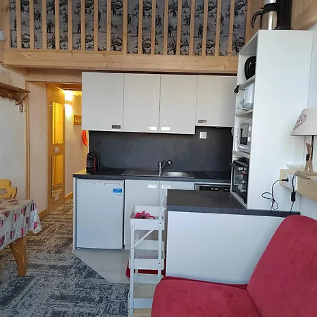 Chaleureux A Aime 25 M² En Montagne شقة *
